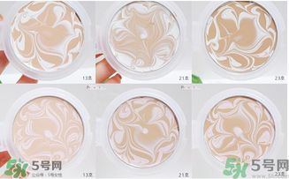 愛敬水粉霜色號試色圖_愛敬水粉霜價格多少錢