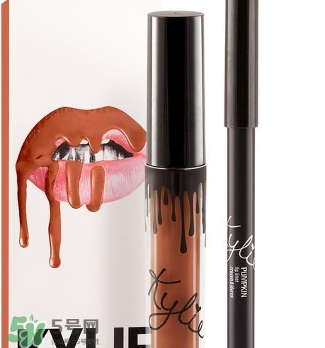 kylie cosmetics口紅pumpkin色號(hào)試色