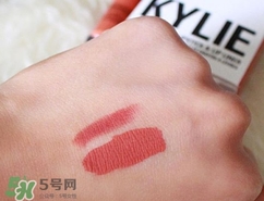 kylie cosmetics口紅pumpkin色號(hào)試色