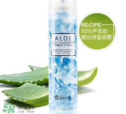 recipe水晶蘆薈膠噴霧怎么樣？recipe水晶蘆薈膠噴霧怎么用