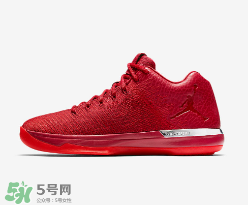 air jordan 31 low大紅配色多少錢？aj31 low紅色專柜價格