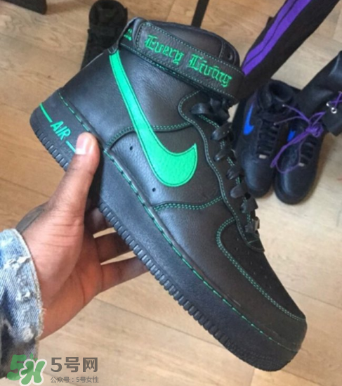 vlone與nike air force 1high聯(lián)名款運動鞋配色有哪幾種？