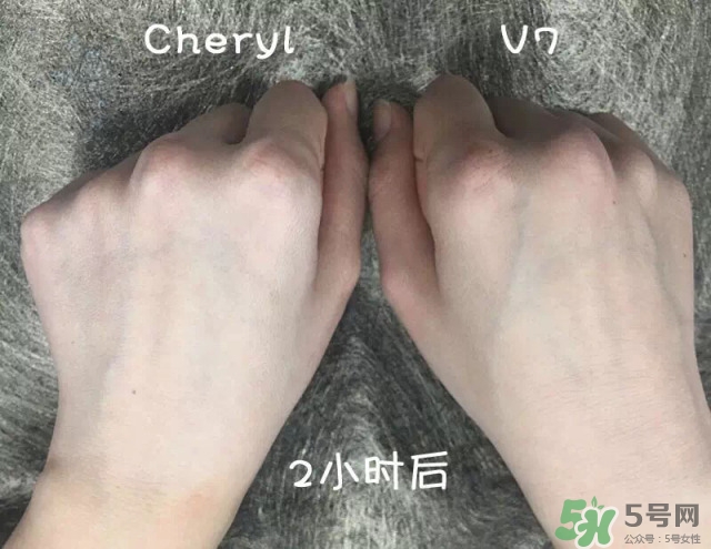 cheryl阿古屋珍珠粉素顏霜和蒂佳婷v7素顏霜對比