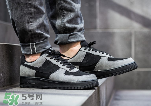 nike air force 1 low黑灰配色上腳怎么樣_好看嗎？