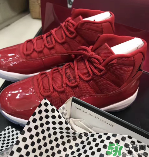 air jordan 11 gym red安東尼全紅配色實物怎么樣？