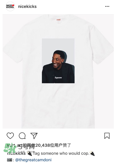 supreme皮蓬photo tee會(huì)發(fā)售嗎？supreme將推出皮蓬photo tee？