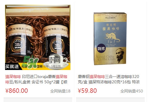 貓屎咖啡多少錢一杯？貓屎咖啡多少錢一斤