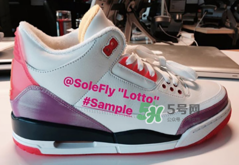 solefly與air jordan 3 lotto聯(lián)名火烈鳥球鞋在哪買？