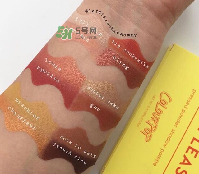 colourpop日落眼影盤(pán)色號(hào)_colourpop日落眼影盤(pán)試色