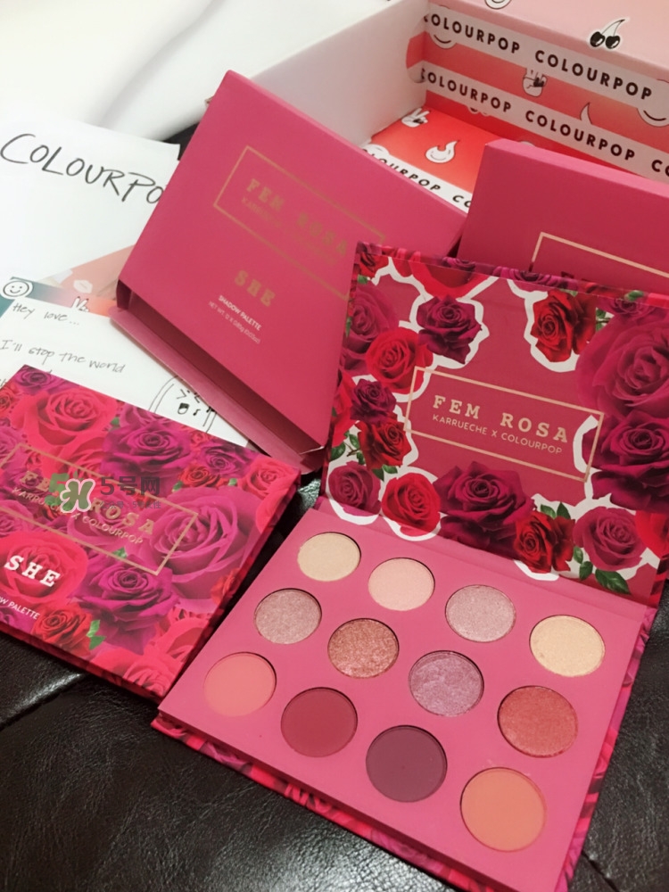 colourpop玫瑰眼影盤色號(hào)_colourpop she眼影盤試色圖