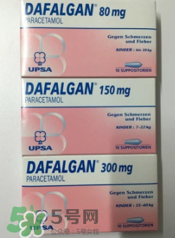 dafalgan退燒栓怎么用？dafalgan退燒栓使用說明