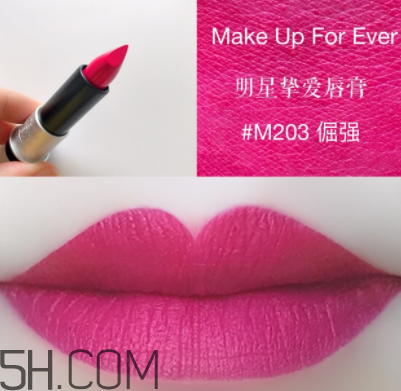 make up for ever玫珂菲明星摯愛唇膏6色試色