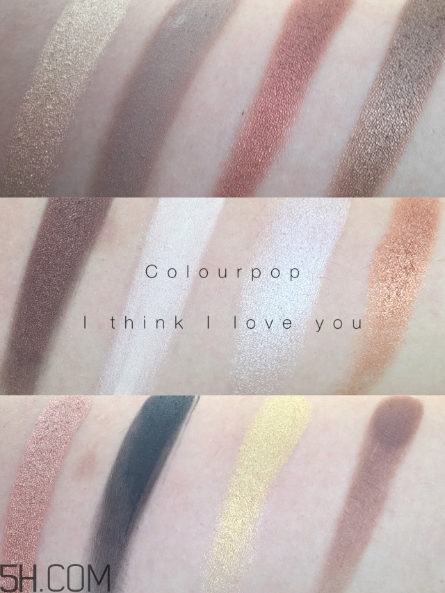 colourpop眼影盤哪款好_colourpop眼影盤試色對比