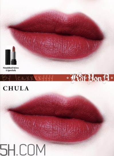 kat von d chula試色 kvd chula唇膏試色