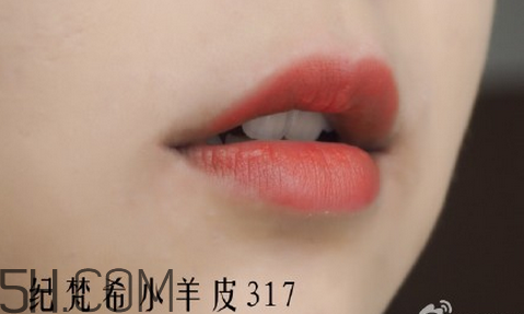 紀梵希304是西柚色嗎？紀梵希小羊皮304和317哪個好看？