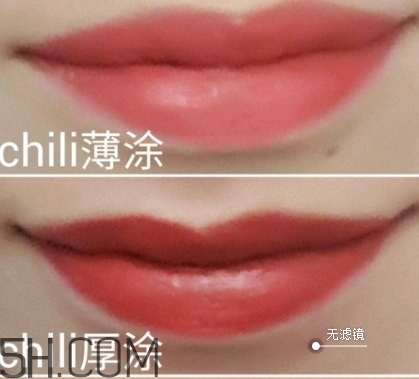 nars mona和mac chili顏色一樣嗎？nars mona和chili試色對比