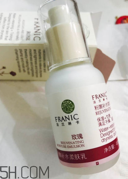 franic玫瑰花苞乳液好用嗎_franic玫瑰花苞乳液評測