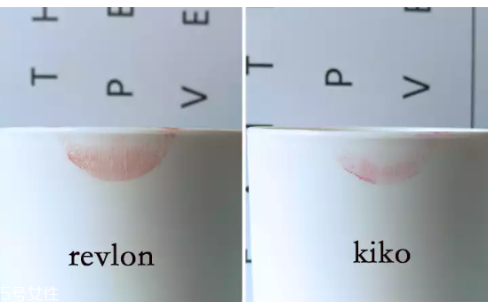 kiko和revlon口紅哪個好 kiko和revlon口紅對比測試