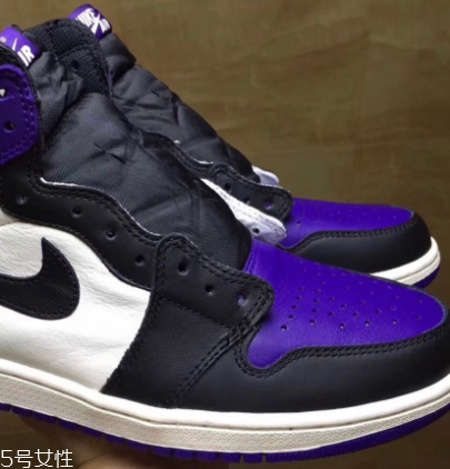 aj1 court purple黑紫腳趾發(fā)售時間_實物曝光