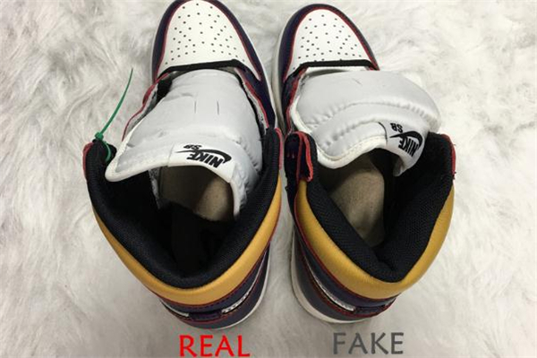 aj1湖人刮刮樂真假對(duì)比 aj1湖人刮刮樂鑒定