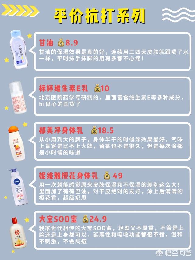 身體乳哪個牌子的好用 身體乳哪個牌子的補(bǔ)水保濕效果好